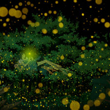 fireflys插画图片壁纸