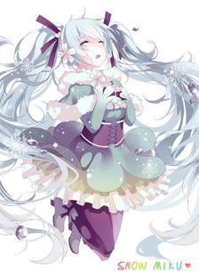 snow miku插画图片壁纸