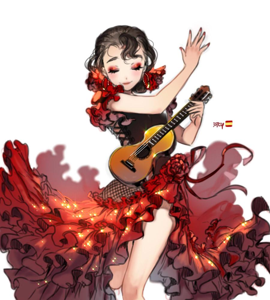 Flamenco插画图片壁纸