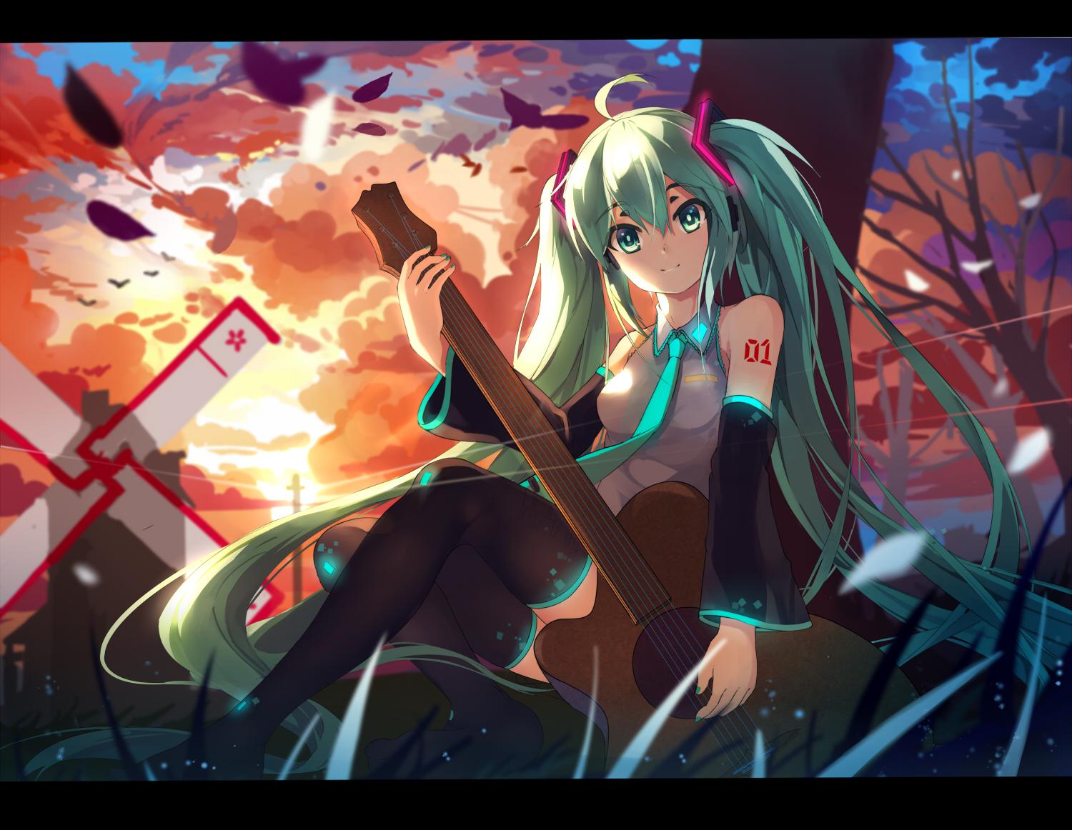 初音未来插画图片壁纸