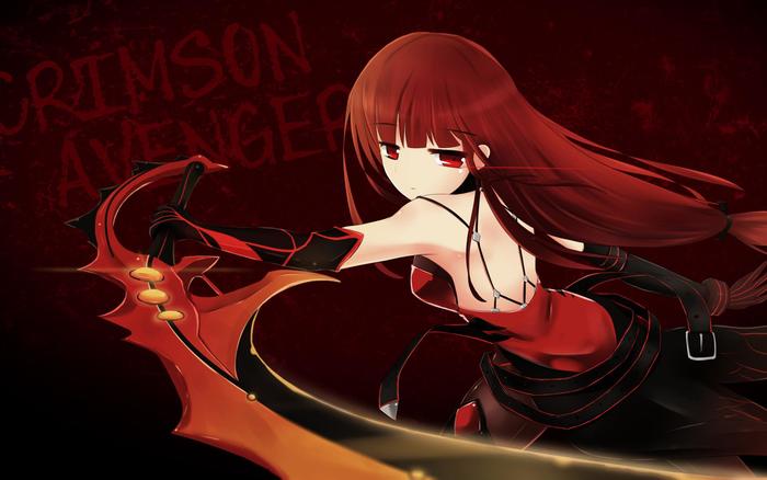 Elesis - Crimson Avenger插画图片壁纸