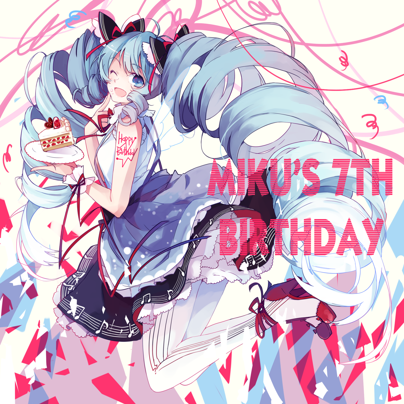 ～MIKU'S 7TH BIRTHDAY～插画图片壁纸