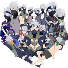 I dedicate the ❤ to KAKASHI插画图片壁纸