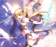 Angel Wings-天使绘画标签双马尾