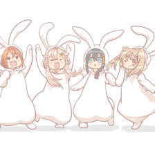白露型兔女郎插画图片壁纸