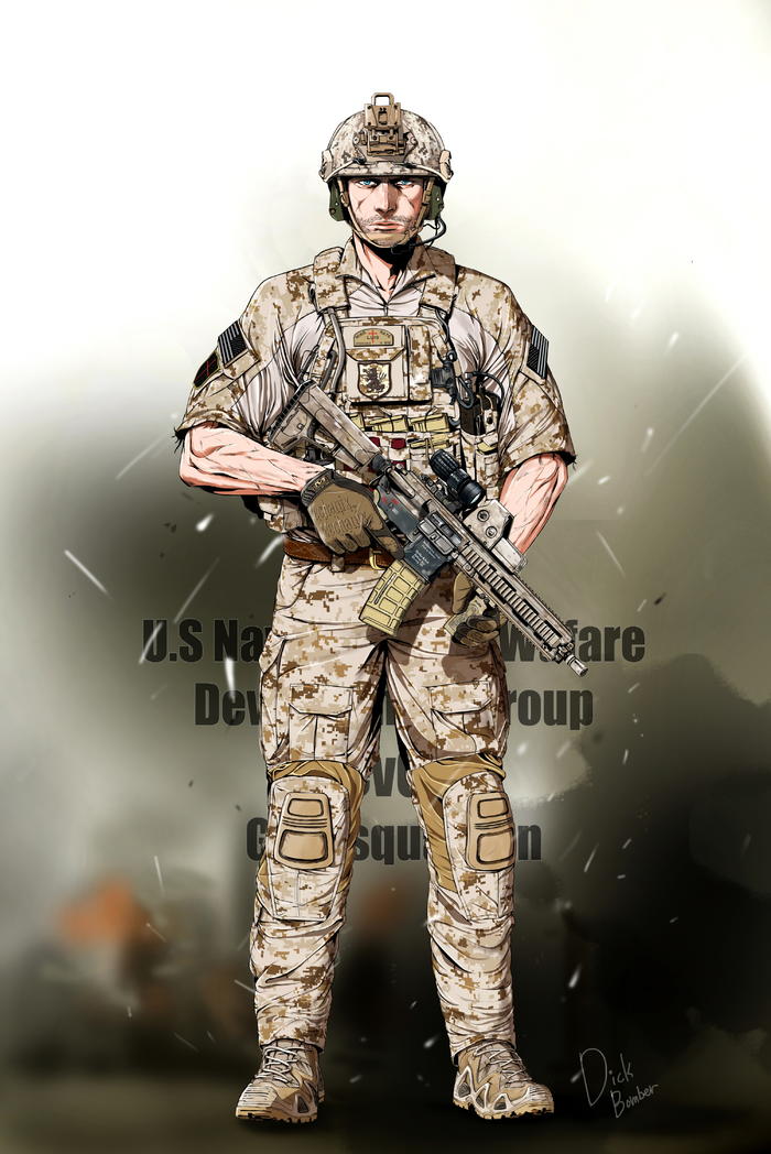 NavySeals "DEVGRU" Gold squadron插画图片壁纸