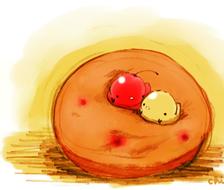 樱桃芝士海绵蛋糕