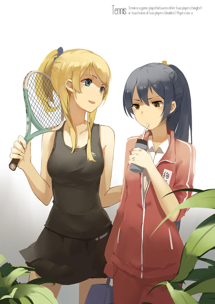 Tennis插画图片壁纸