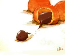 巧克力甜甜圈-原创すいーとり