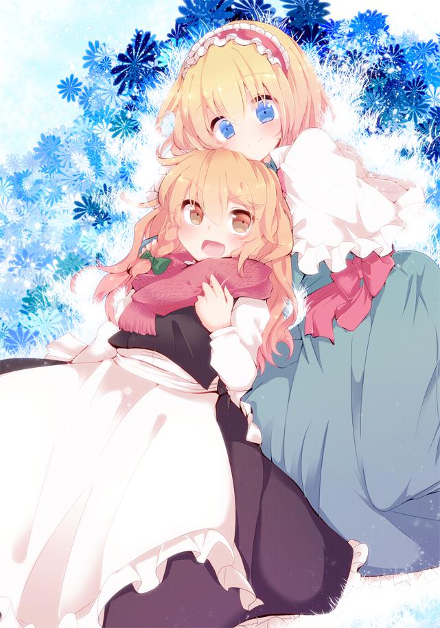 两个人在玛丽-东方Projectアリス