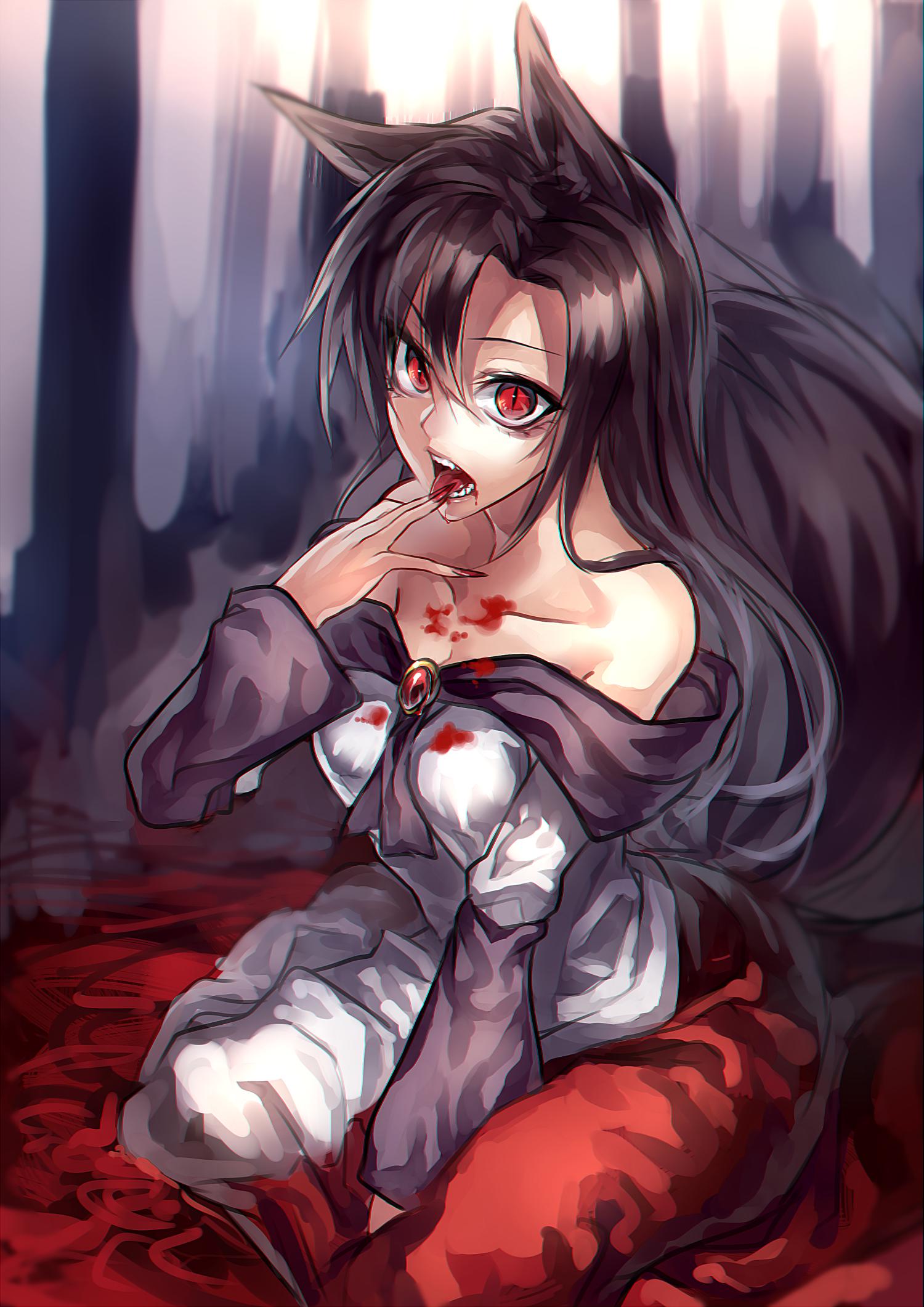 孤独的wolff插画图片壁纸