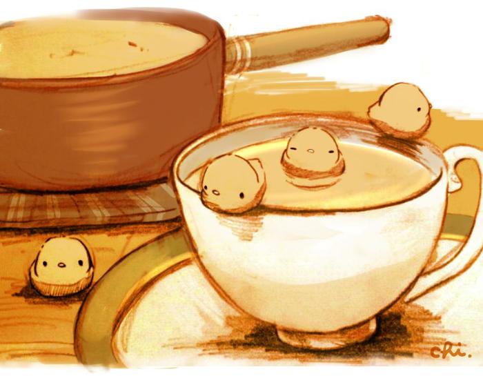 皇家奶茶插画图片壁纸
