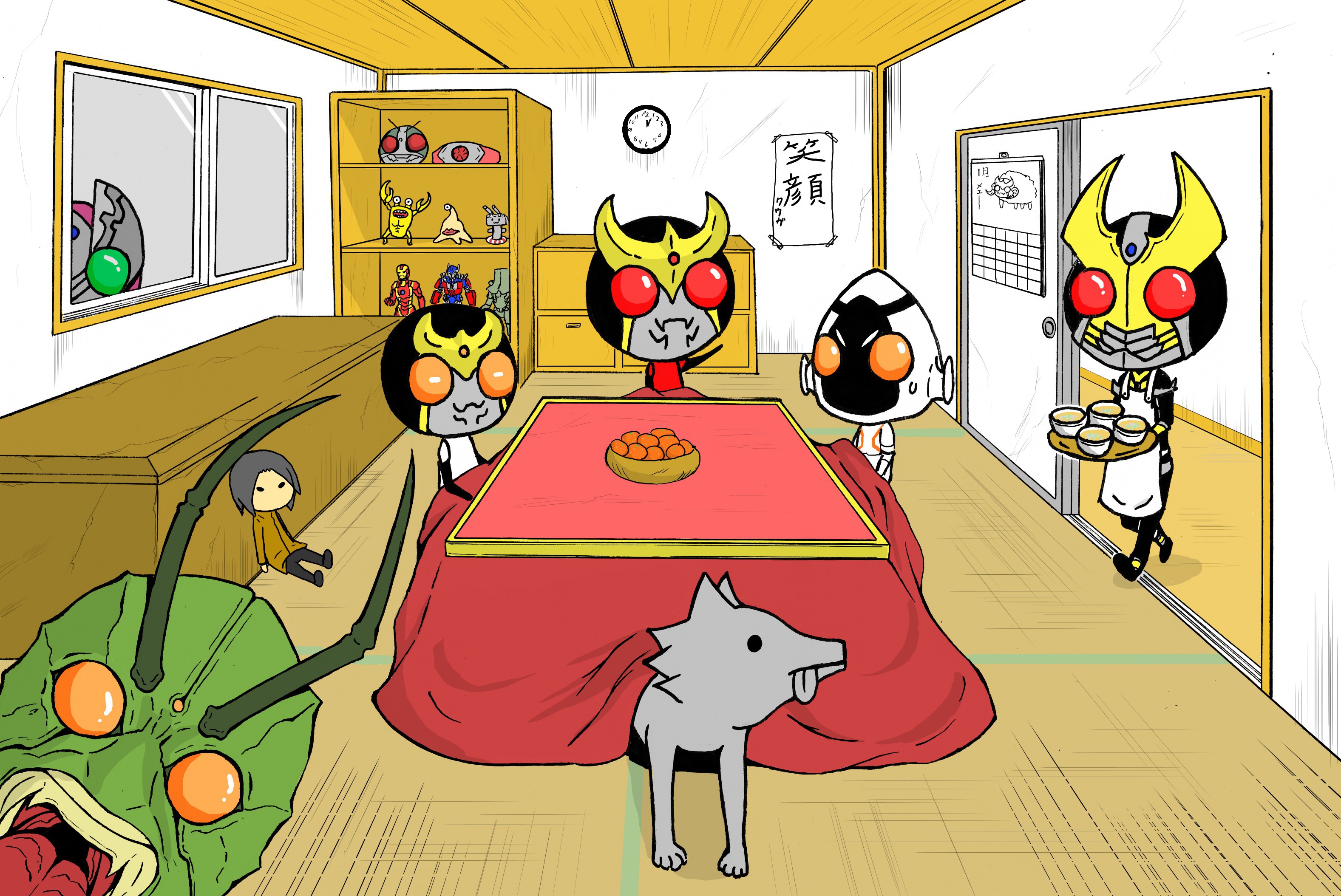 当医生假面骑士左下の圧倒的存在感 触站