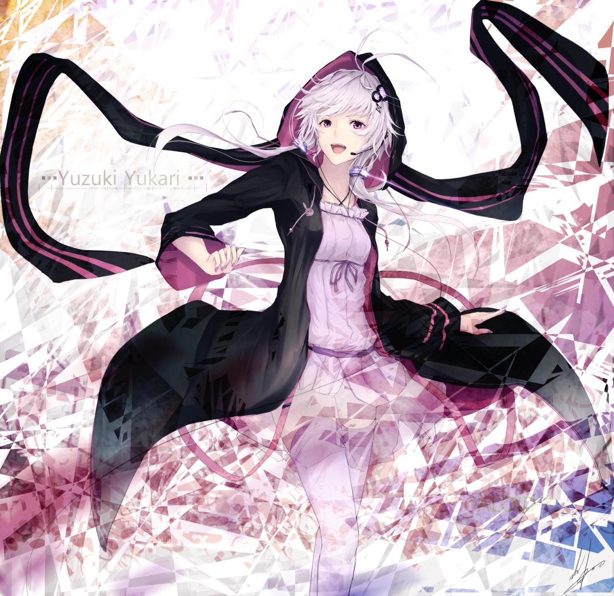 .Yuzuki Yukari.插画图片壁纸