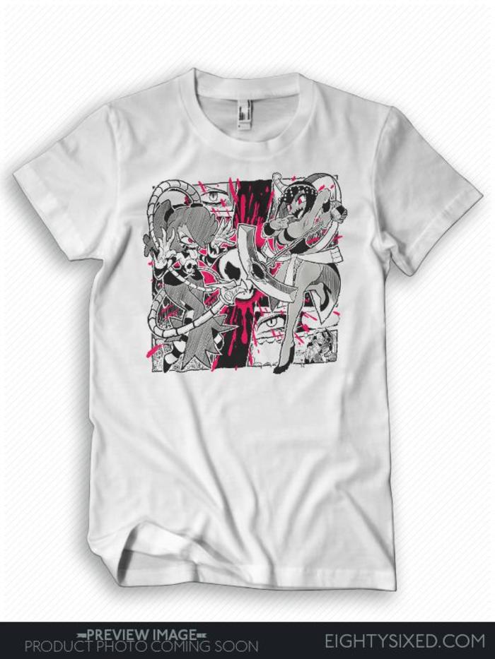 SkullGirls T-shirt design again插画图片壁纸