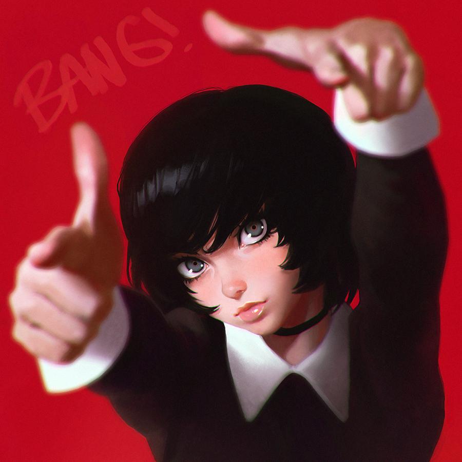BANG!插画图片壁纸