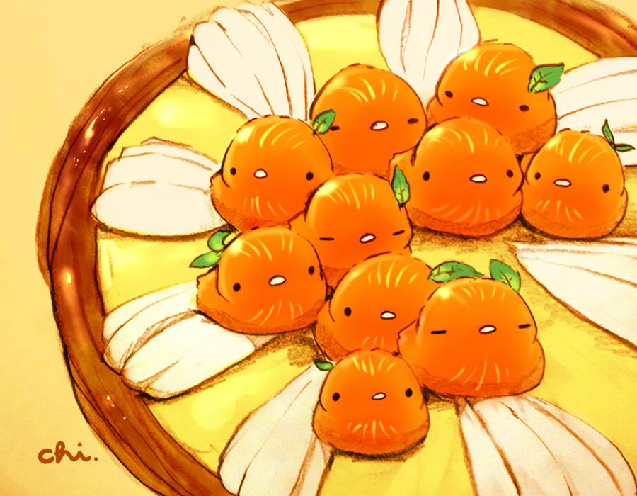 柑橘和芝士蛋挞-原创すいーとり