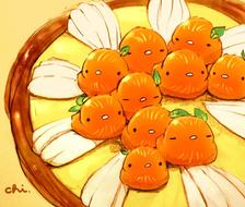 柑橘和芝士蛋挞-原创すいーとり