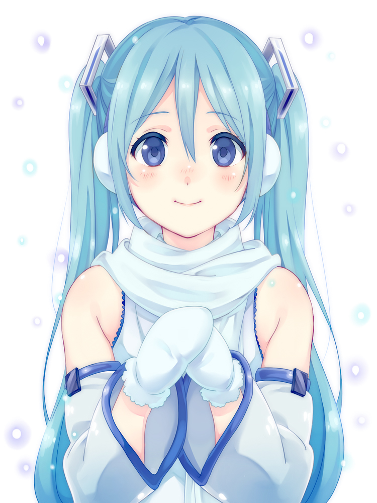 雪初音插画图片壁纸