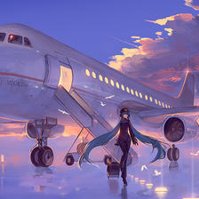 VOCALOID航空 FG0309插画图片壁纸