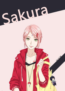 Sakura Happy Birthday插画图片壁纸