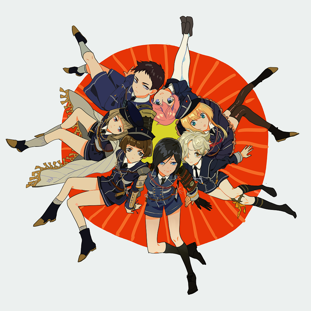 短刀美腿联盟★插画图片壁纸