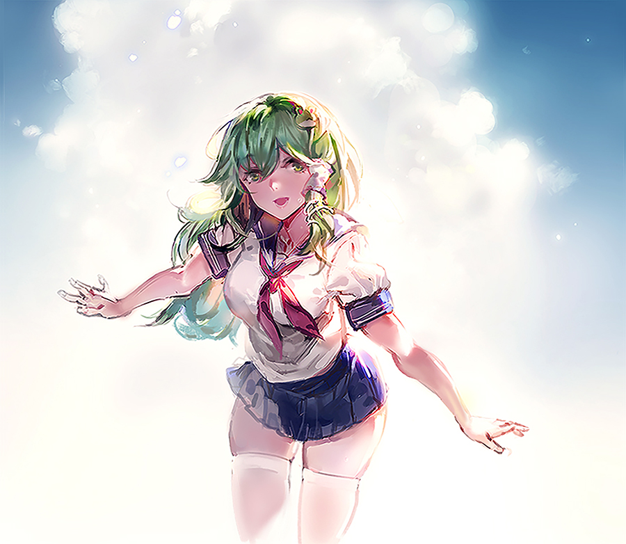 真夏-东风谷早苗制服