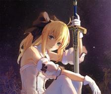 Saber Lily-Fatesaber lily