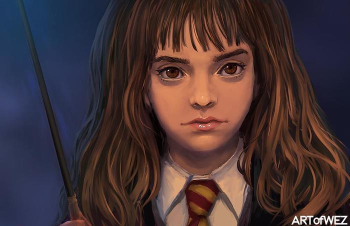 Hermione - Harry Potter插画图片壁纸