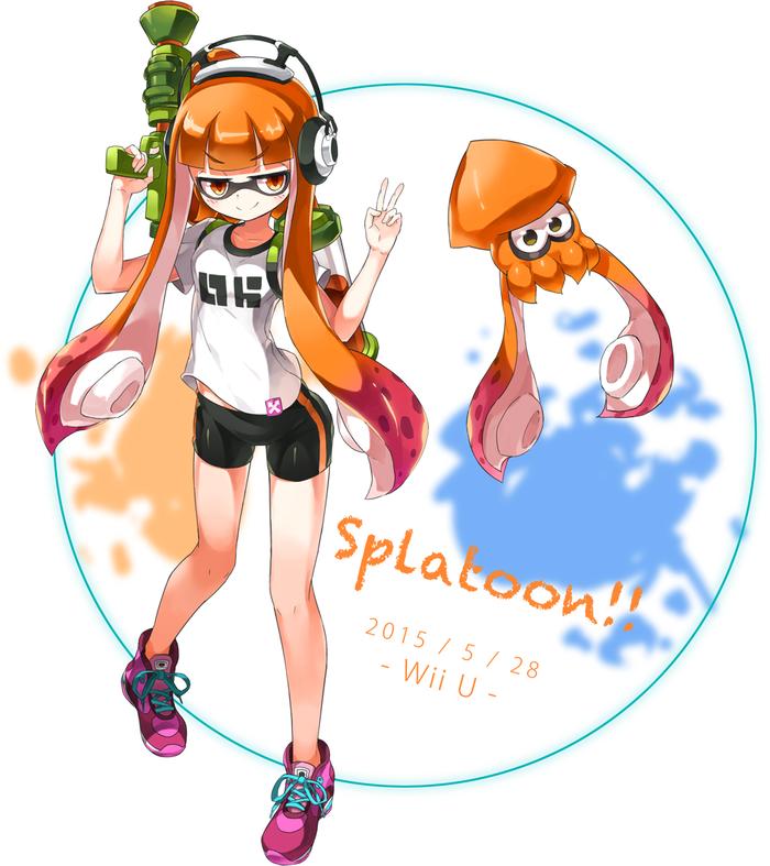 Splatoon!!插画图片壁纸