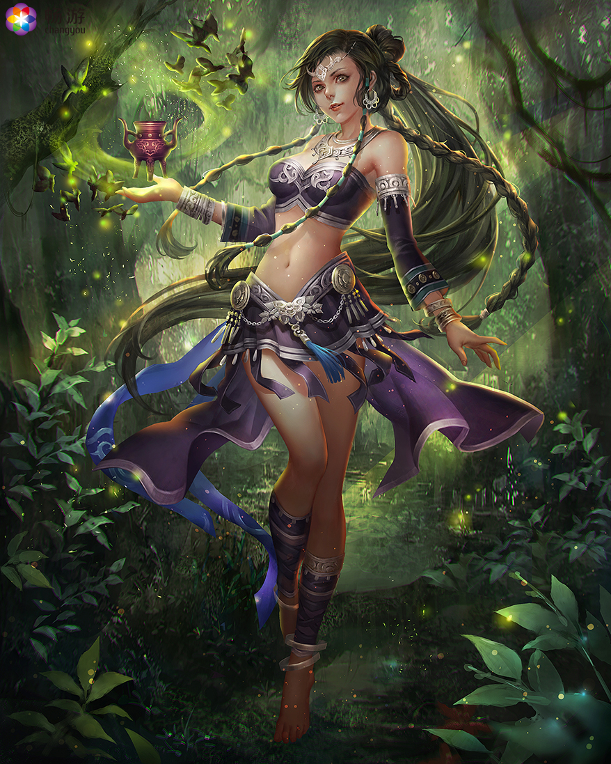 阿紫-女孩子植物