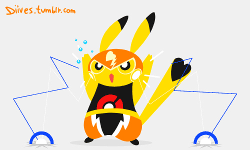 Pikachu Wrestler插画图片壁纸