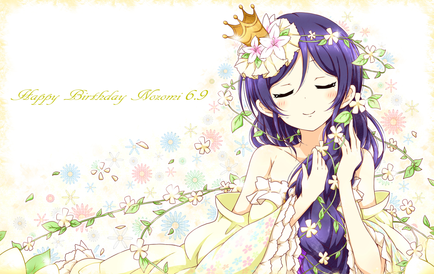 Happy Birthday Nozomi插画图片壁纸