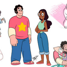 Steven + Connie get grown插画图片壁纸