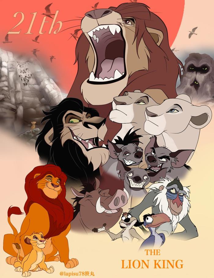 狮子王上映21周年插画图片壁纸