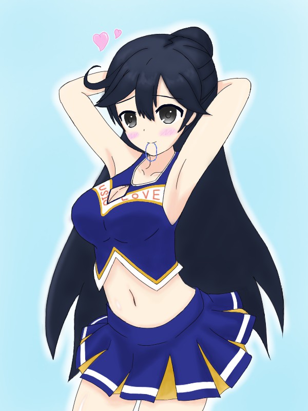 拉拉队潮插画图片壁纸