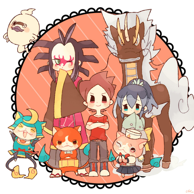 ケータ君とフミちゃんマイパーティと他の子♡头像同人高清图