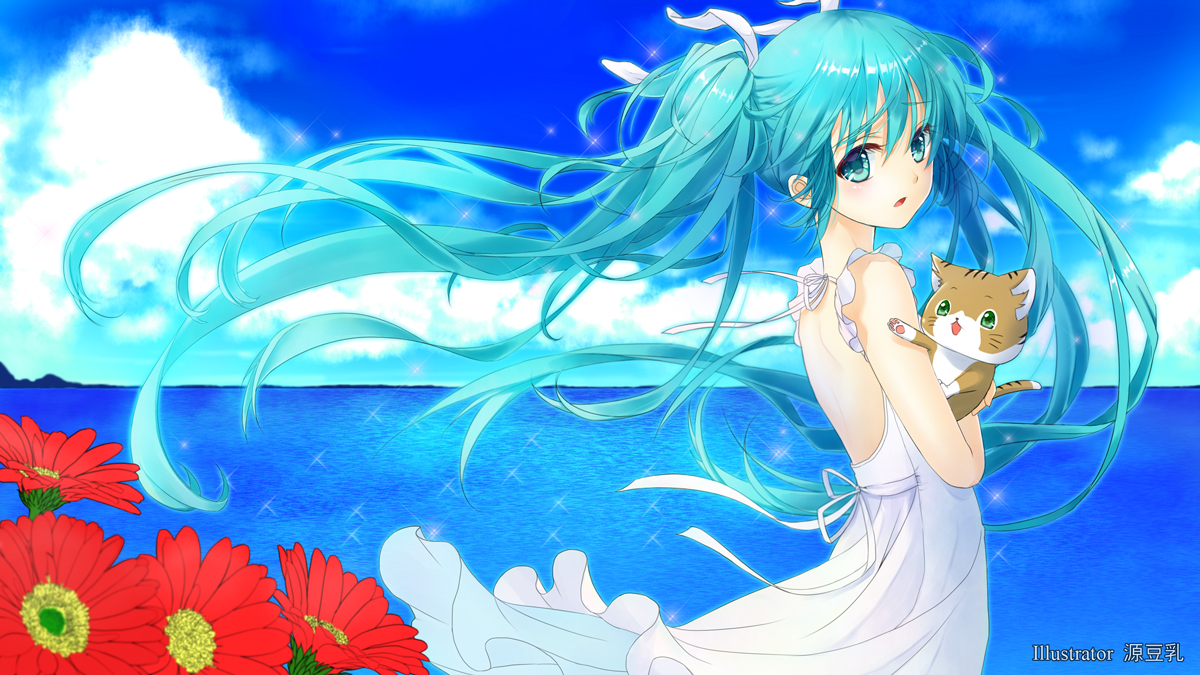 初音未来插画图片壁纸