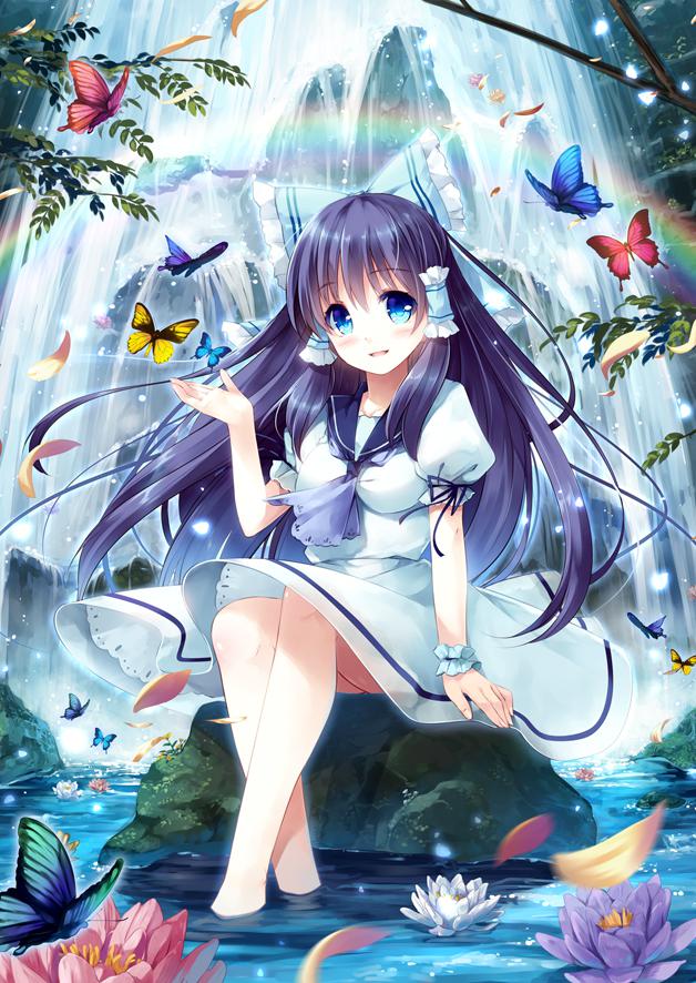 水手连衣裙青灵梦