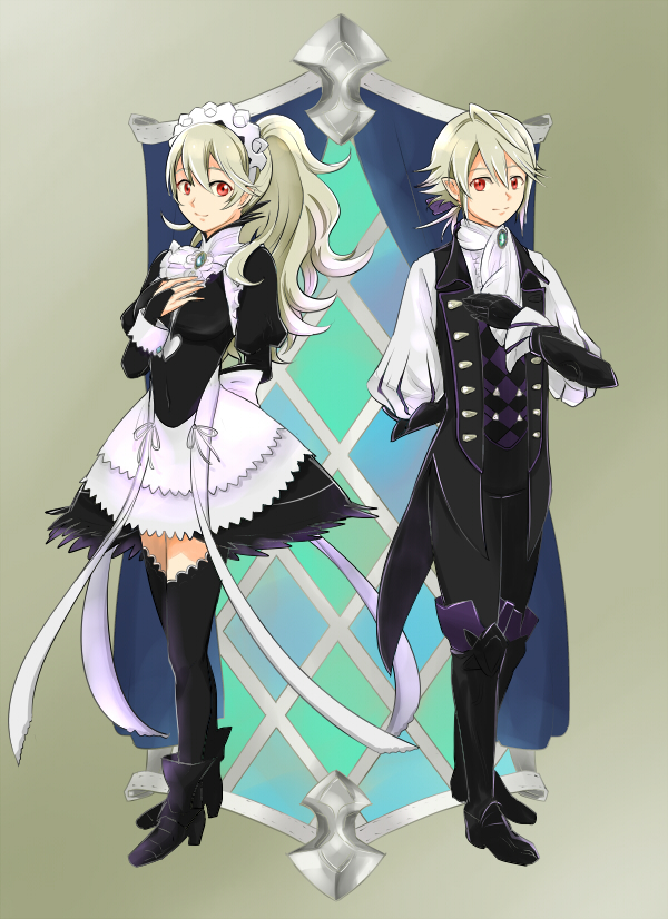 【ＦＥif】メイドさんとバトラーさん头像同人高清图