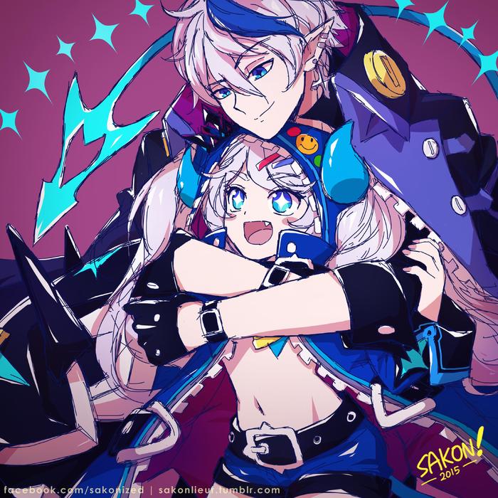 Elsword: Dreadlord X Chiliarch插画图片壁纸