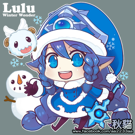 Winter Wonder Lulu插画图片壁纸