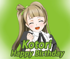 Kotori Happy Birthday