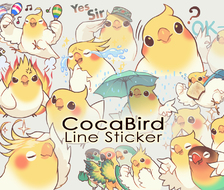 [LINEスタンプ]Coca Bird