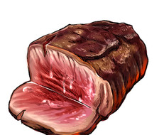 肉，肉-肉ローストビーフ