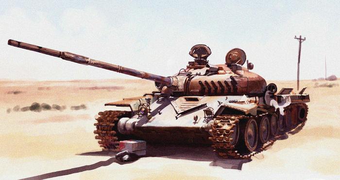 T-72插画图片壁纸