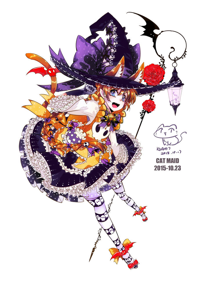 CAT MAID WITCH插画图片壁纸