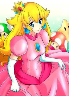 Princess Peach (Super Mario)插画图片壁纸