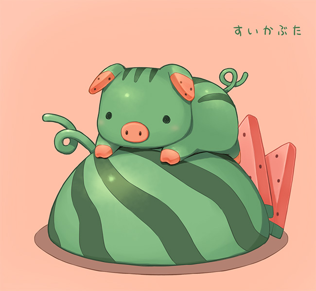 蔬菜动物系列1 ~ 5插画图片壁纸