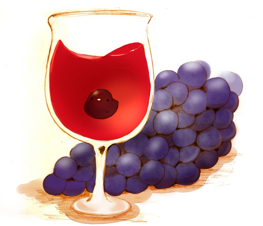 红葡萄酒插画图片壁纸